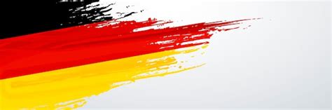 Premium Vector | Germany banner flag