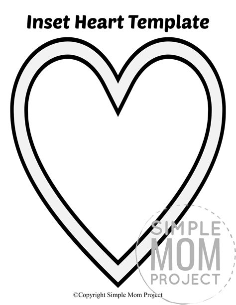 Heart Shaped Template