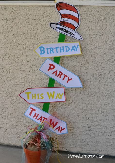 Dr Seuss Birthday Party Ideas - Decorations and Games