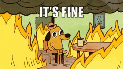 Everything Is Fine GIF by memecandy - Find & Share on GIPHY