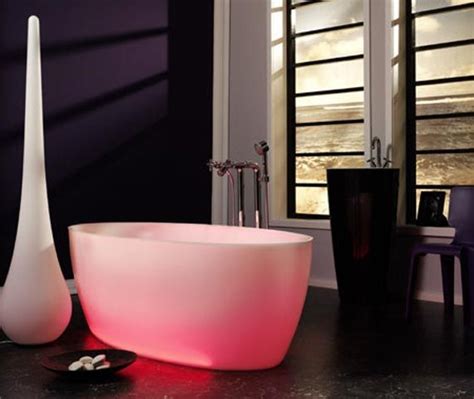 Cool Bathtub with LED Lighting | Bathtub design, Contemporary bathtubs ...