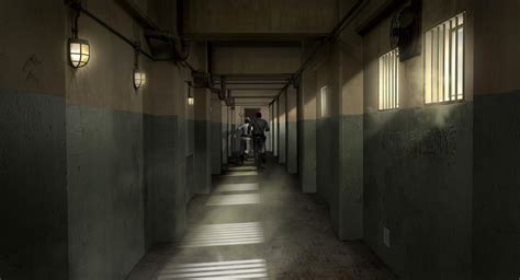 Jim Martin Concept Art: Thai Prison Hallway, "Hangover III"