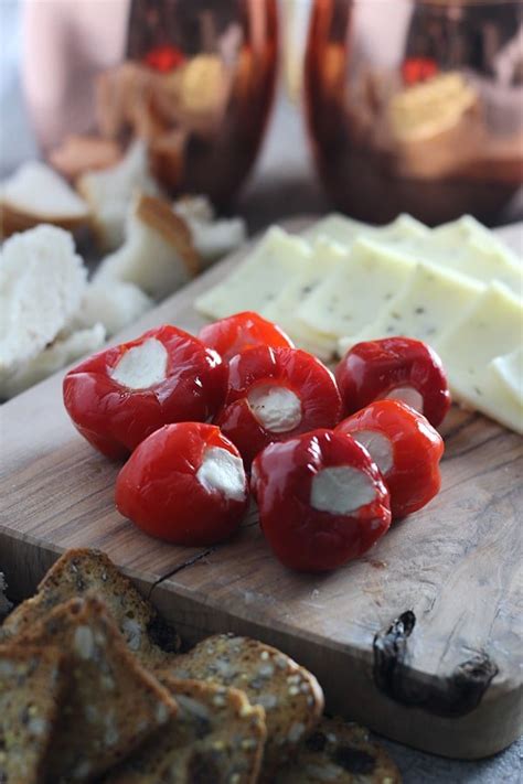 Peppadew Peppers Stuffed with Whipped Feta - Cooking for Keeps