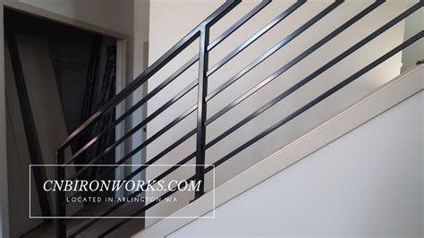 IRON RAILING INSTALL | CNBIRONWORKS - YouTube