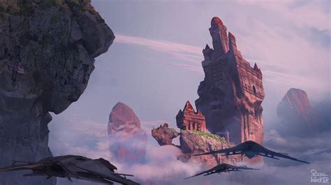 ArtStation - Shard From the Lost World, Stefan Wacker | The lost world, Ancient temples, Natural ...