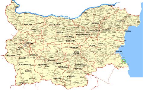 Bulgaria Tourist Map - Bulgaria • mappery