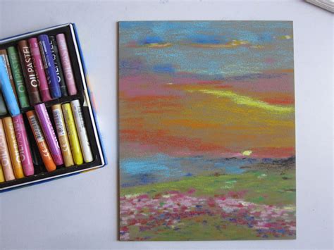 Beginner Sunrise Drawing Oil Pastel - In my previous post about drawing with chalk pastels, i ...