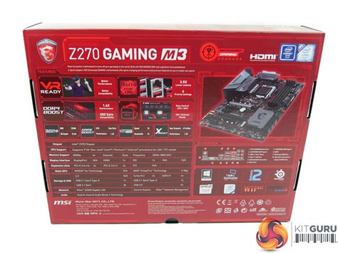 MSI Z270 Gaming M3 Motherboard Review | KitGuru- Part 2