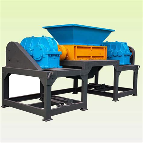 Industrial Heavy Duty Shredder for Large Scrap Metal Crushing, Double Shaft Shredder Machine ...