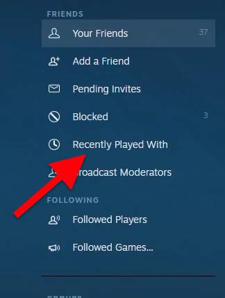 How to see Recently Played With in Steam [PC & Smartphone]