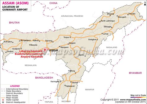 Guwahati Airport Map