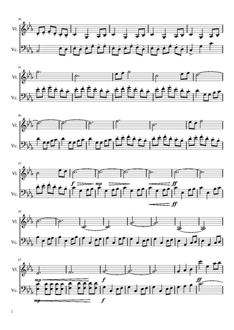 Game of Thrones Theme for Violin and Cello – Free Sheet Music