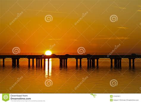 Lake Pontchartrain Causeway Stock Image - Image of louisiana, landscape ...