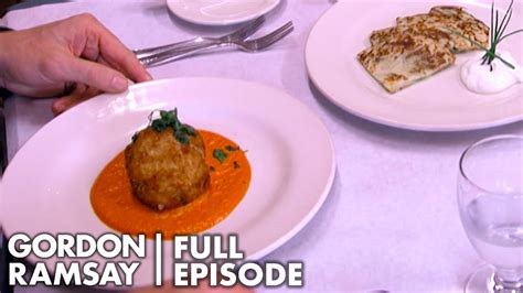 Gordon Ramsay Tries 'Award Winning Crab Cakes' | Kitchen Nightmares FULL EPISODE - Bing Chef ...