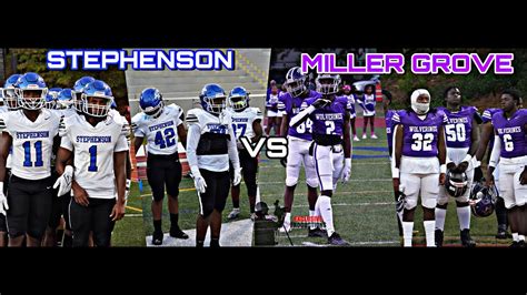 Miller Grove High School vs Stephenson High School (Full Highlights ...