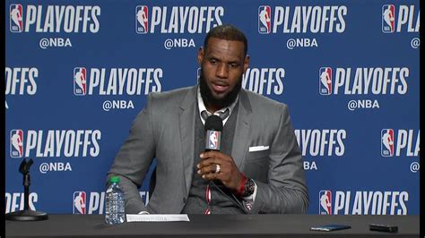 LeBron James Postgame Interview | Cavaliers vs Raptors - Game 1 | May 1 ...