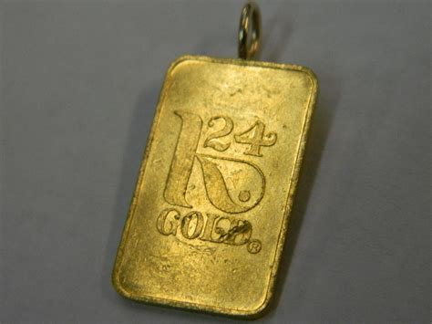 CMP Paris 5 gram 24k Fine Gold Bar 999.9 Pendant AU | #1782015119