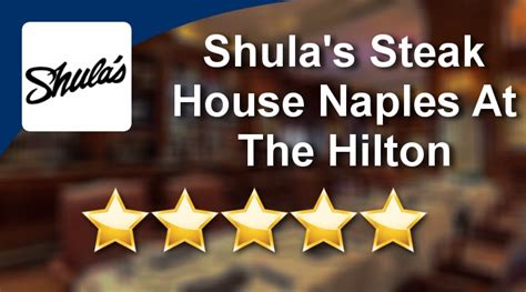 Shula's Steak House Naples At The Hilton North Naples Amazing Five Star Review by John S. - YouTube