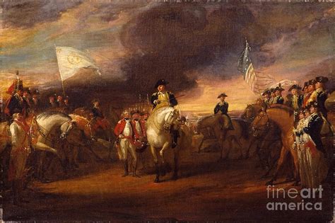 The Surrender of Lord Cornwallis at Yorktown Painting by MotionAge Designs - Fine Art America