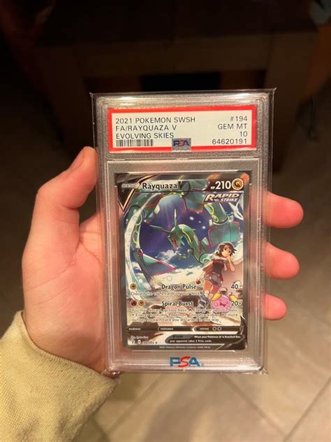 The Pokémon Company - Graded Card Evolving Skies Rayquaza V - Catawiki