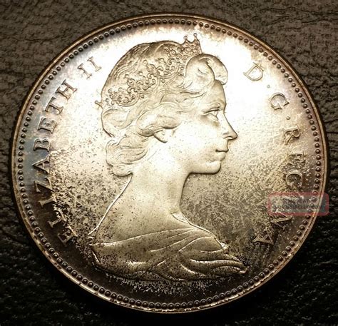 1967 Canada Silver Dollar - One $1 - Toning