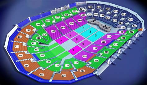 Mandalay Bay Events Center Seating Chart Detailed | Elcho Table