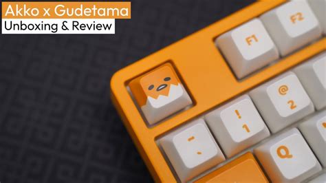 Akko x Gudetama Keyboard Review: The Perfect Keyboard for Lazy Egg Fans ...