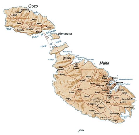 Map Of Malta