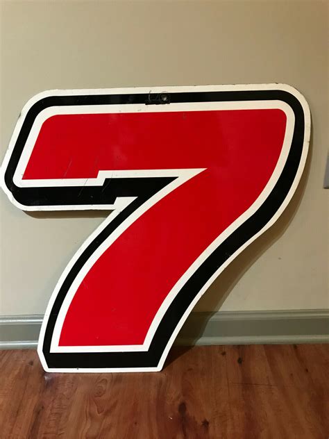 Authentic Nascar Race Used Robby Gordon Pit Stop Sign Sheet Metal ...