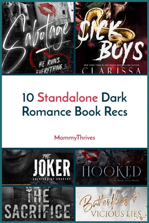 10 Dark Romance Standalone Book Recommendations - MommyThrives