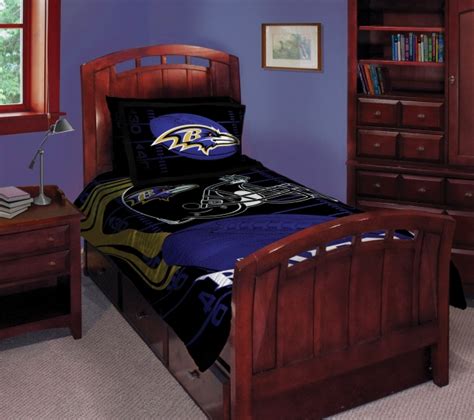 Baltimore Ravens NFL Twin Comforter Set 63" x 86"