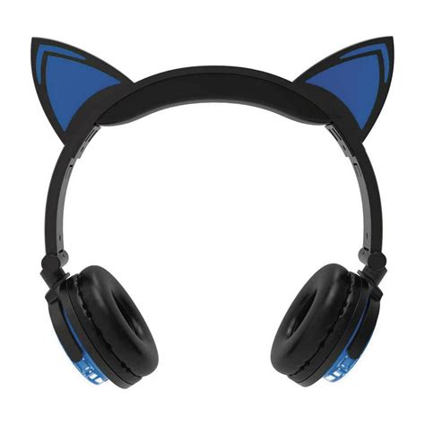 Hype Wireless LED Blue Cat Ear Headphones - Walmart.com - Walmart.com