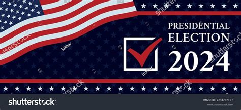 Usa Election 2024 Vector Background Stock Vector (Royalty Free ...