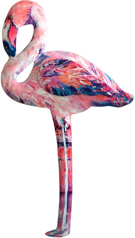 Leoma Lovegrove Flamingo Metal Wall Art One Size Pink multi - Walmart.com - Walmart.com