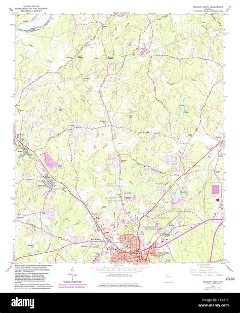 Newnan georgia map hi-res stock photography and images - Alamy