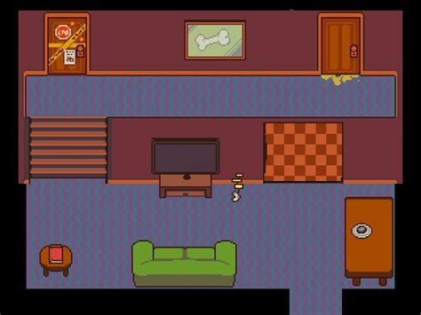 Sans's and Papyrus's house. | Undertale pixel art, Undertale background ...