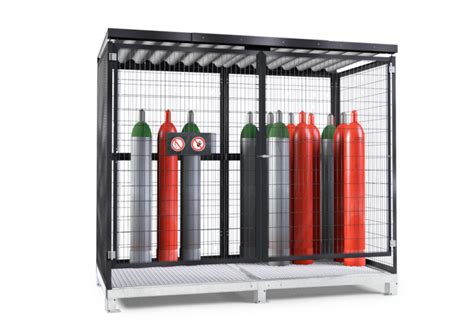 Gas Cylinder Store – Large H2410 x W2760 x D1410mm | GasCageDirect