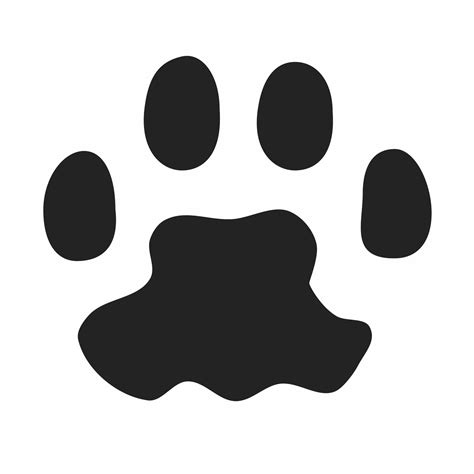 Footprint cat icon. Footprint cat icon illustration on white background ...