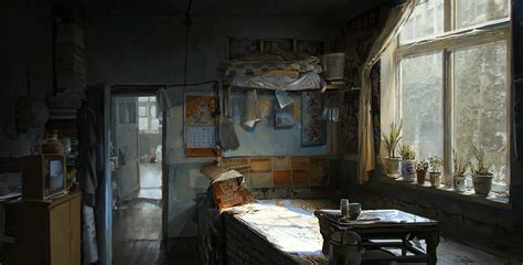 ArtStation - Old chinese house - interior