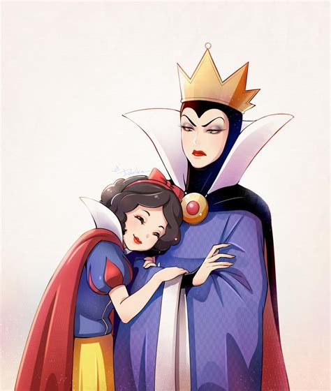 Snow White and the Evil Queen by DarikaArt : r/disney