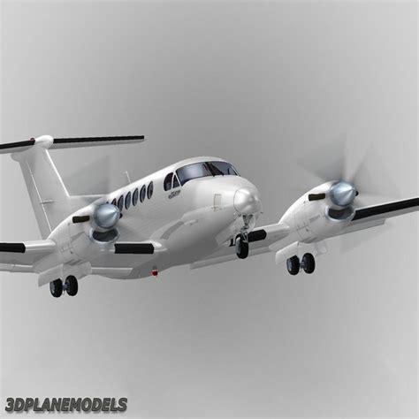 3d Beechcraft Super King Air Model