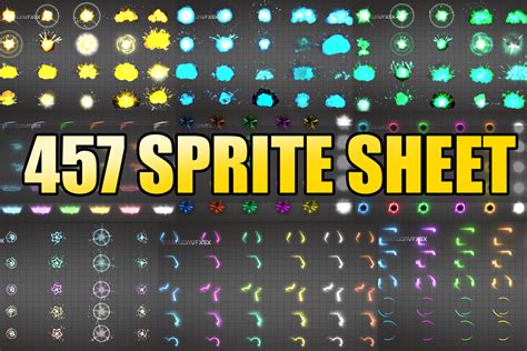 Mega Bundle Effects Sprite Sheet | Fire & Explosions | Unity Asset Store