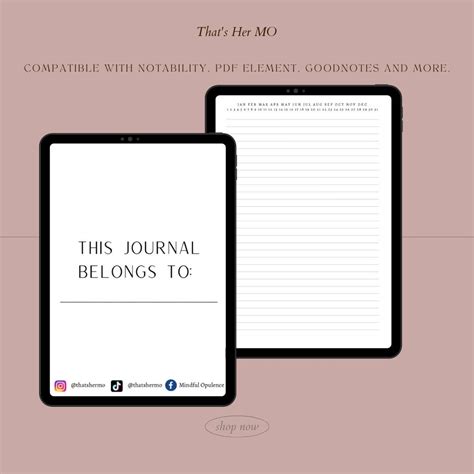 The MO Journal: A Daily Digital Journal - Etsy