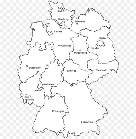 Mapstechnology - Germany Map Vector PNG Transparent With Clear Background ID 246612 | TOPpng