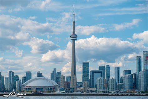 City Buildings Skyline Blue Sky Toronto Canada | Royal Stock Photo