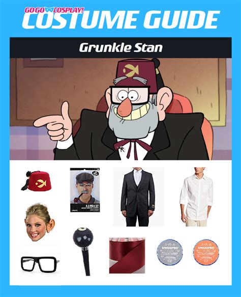 Grunkle Stan Costume - DIY Stanley Pines Cosplay for Halloween