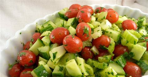 Crabby Cook: Lebanese Cucumber, Tomato & Celery Salad