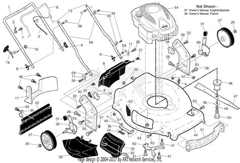 Greenworks Mower Parts Diagram