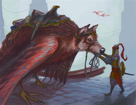 ArtStation - Simurgh Rider