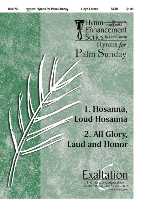 Sheet music: Hymns for Palm Sunday (SATB, Brass instrument(s))